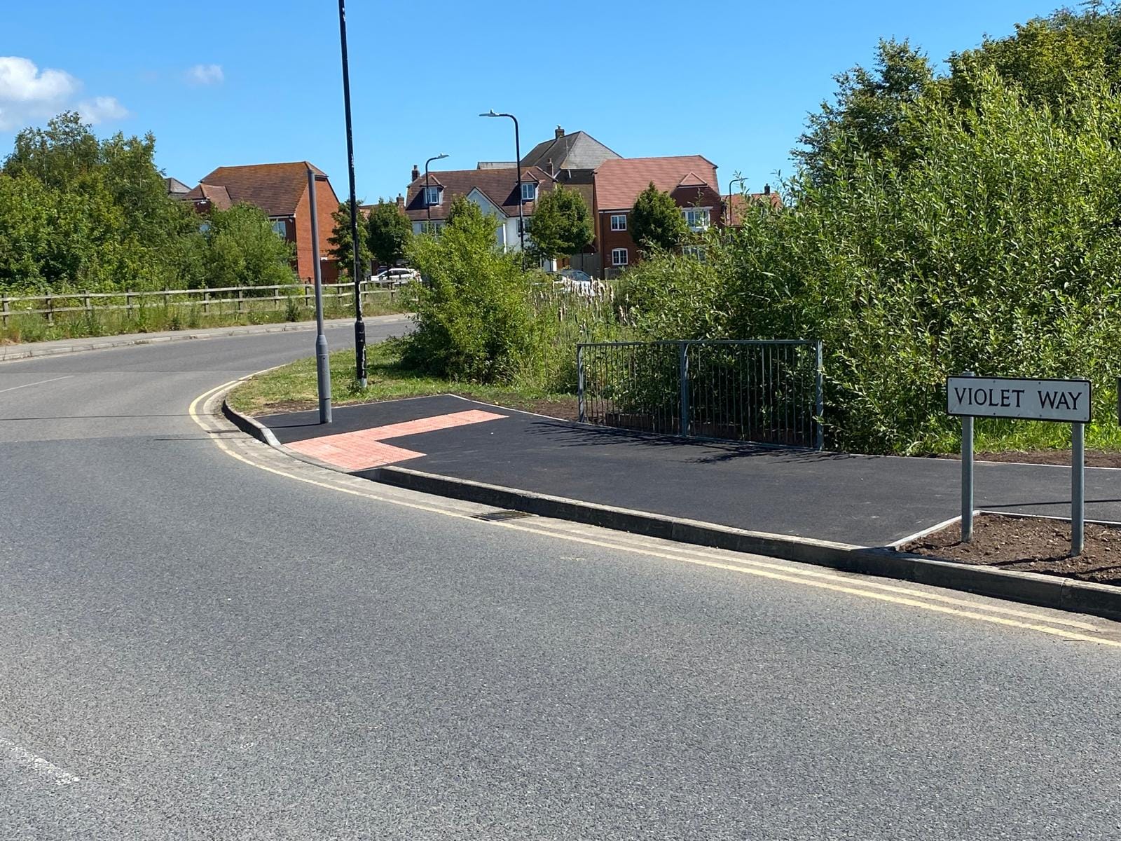 Finn Farm Road pavement