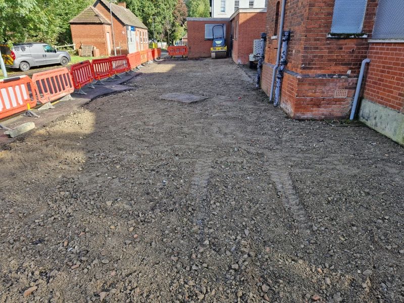 Goldie Leigh Case Study dug out parking space