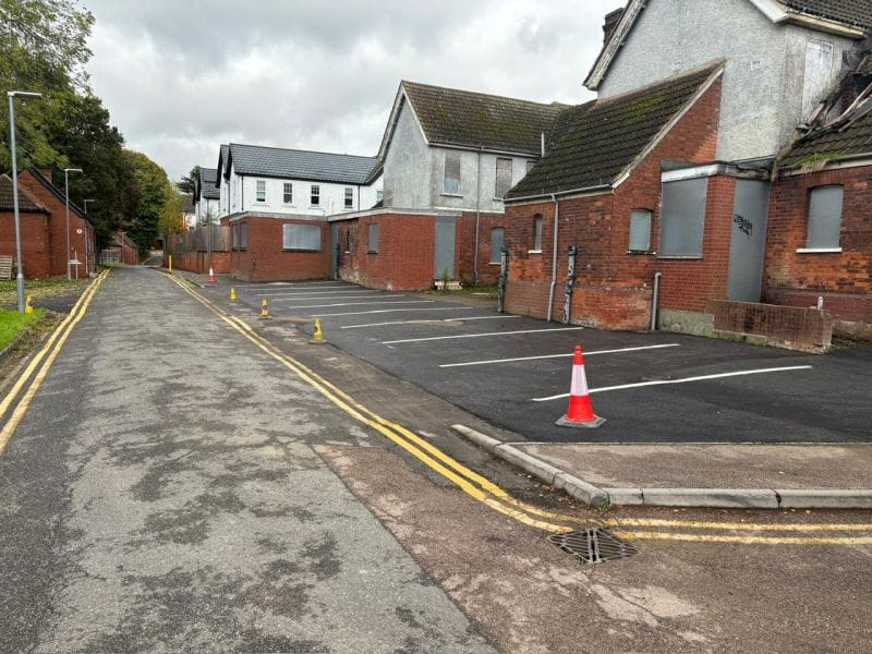 Goldie Leigh Case Study tarmacked and marked