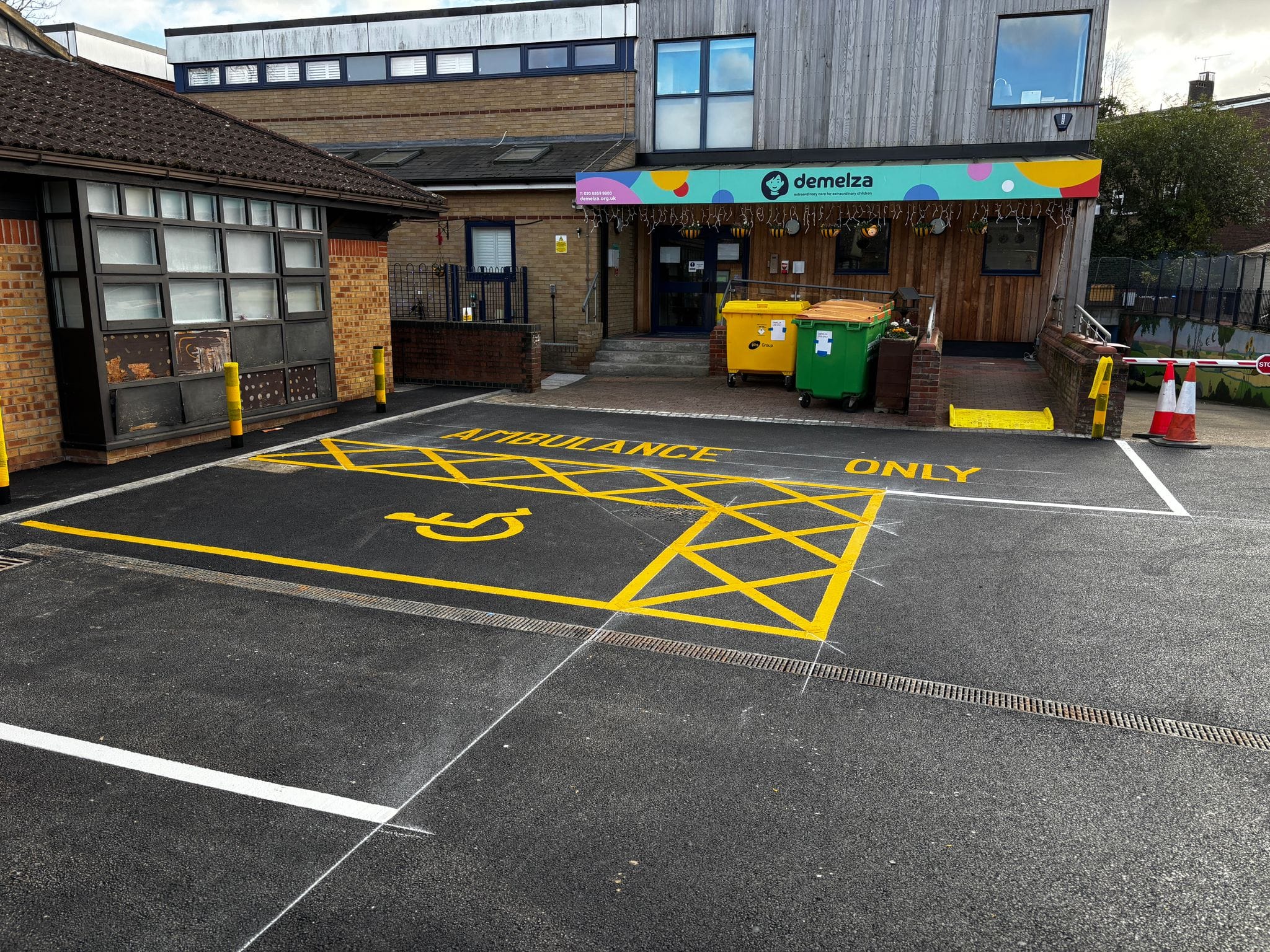 Wensley Close parking tarmacked